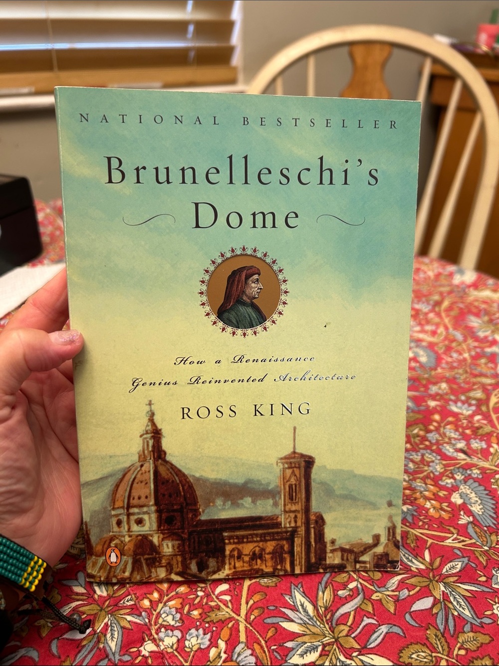 Ross King Brunelleschi's Dome Paperback - Cream and Teal Cover